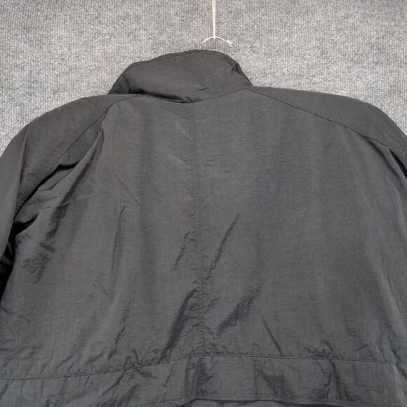 Glacial London Fog Men's Winter Snow Jacket Black Medium Button Front - Picture 6 of 14